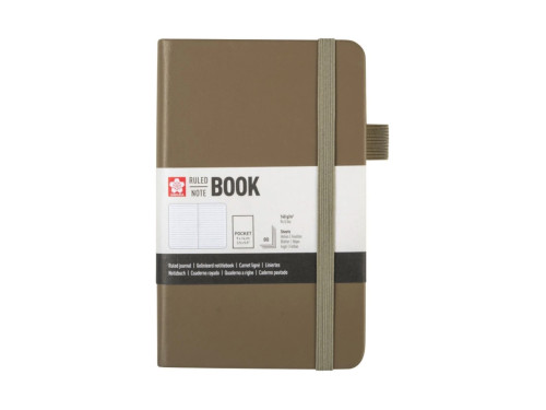 Ruled Notebook 9 x 14 cm - Sakura - Cinder, hardcover, 140 g/m2