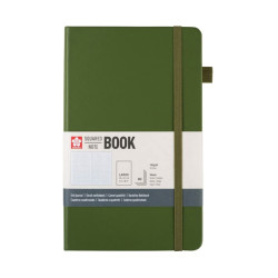 Squared Notebook 13 x 21 cm - Sakura - Pine Needle, hardcover, 140 g/m2