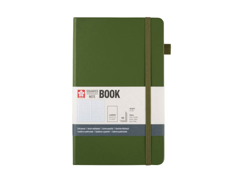 Squared Notebook 13 x 21 cm - Sakura - Pine Needle, hardcover, 140 g/m2