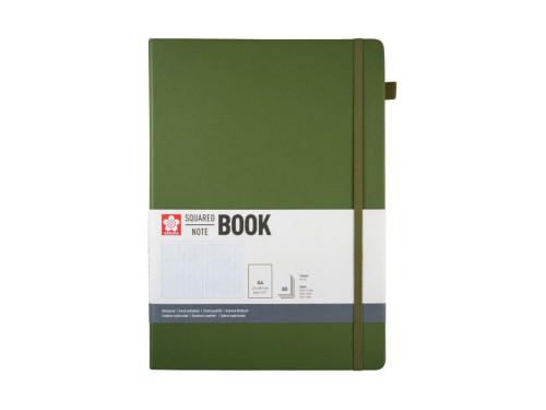 Squared Notebook A4 - Sakura - Pine Needle, hardcover, 140 g/m2