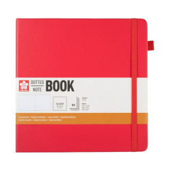 Dotted Notebook 20 x 20 cm - Sakura - Plum Blossom, hardcover, 140 g/m2