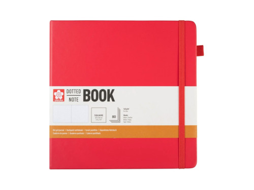 Dotted Notebook 20 x 20 cm - Sakura - Plum Blossom, hardcover, 140 g/m2