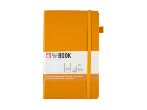 Dotted Notebook 13 x 21 cm - Sakura - Japanese Kerria, hardcover, 140 g/m2