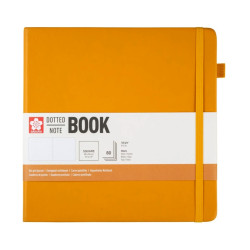 Dotted Notebook 20 x 20 cm - Sakura - Japanese Kerria, hardcover, 140 g/m2