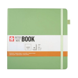 Dotted Notebook 20 x 20 cm - Sakura - Pale Patina, hardcover, 140 g/m2