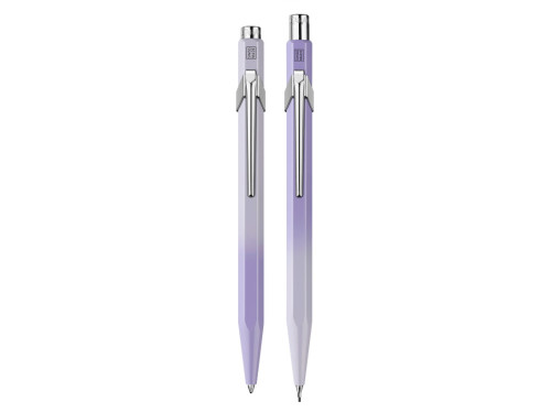 Set of 849 ballpoint pen and pencil 844 - Caran d'Ache - Blooming Lavender, 2 pcs.