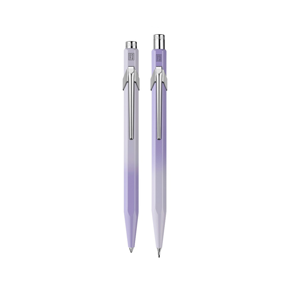 Set of 849 ballpoint pen and pencil 844 - Caran d'Ache - Blooming Lavender, 2 pcs.