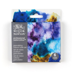 Zestaw akwareli Professional Granulating - Winsor & Newton - 6 x 5 ml