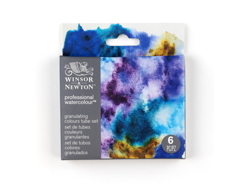 Zestaw akwareli Professional Granulating - Winsor & Newton - 6 x 5 ml