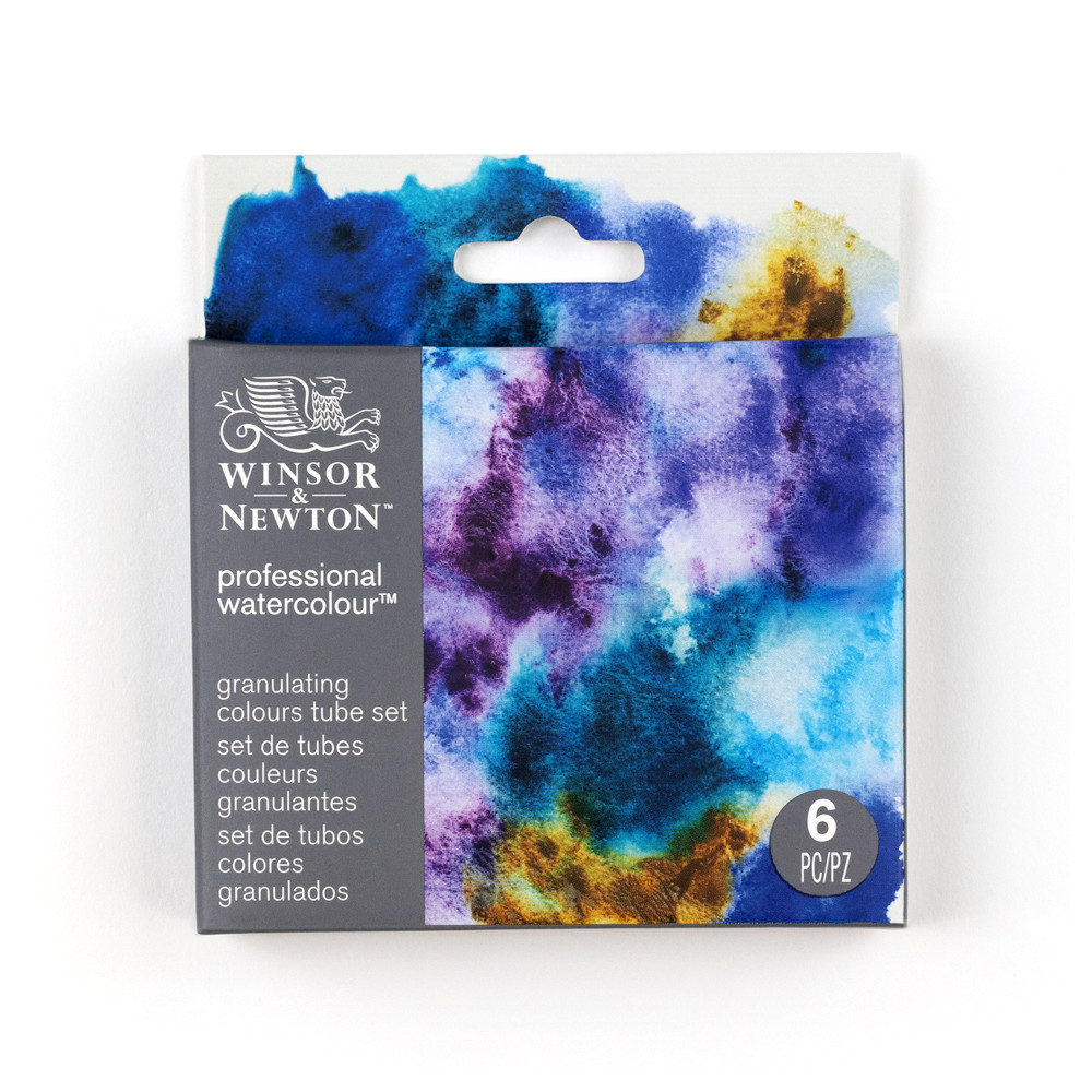 Professional Watercolor Granulating Set - Winsor & Newton - 6 x 5 ml