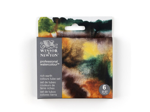Professional Watercolor Rich Earth Set - Winsor & Newton - 6 x 5 ml