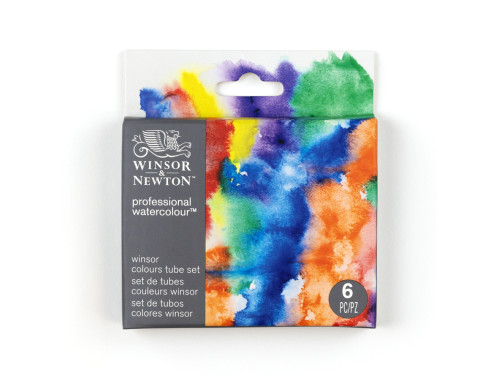 Professional Watercolor Winsor Set - Winsor & Newton - 6 x 5 ml