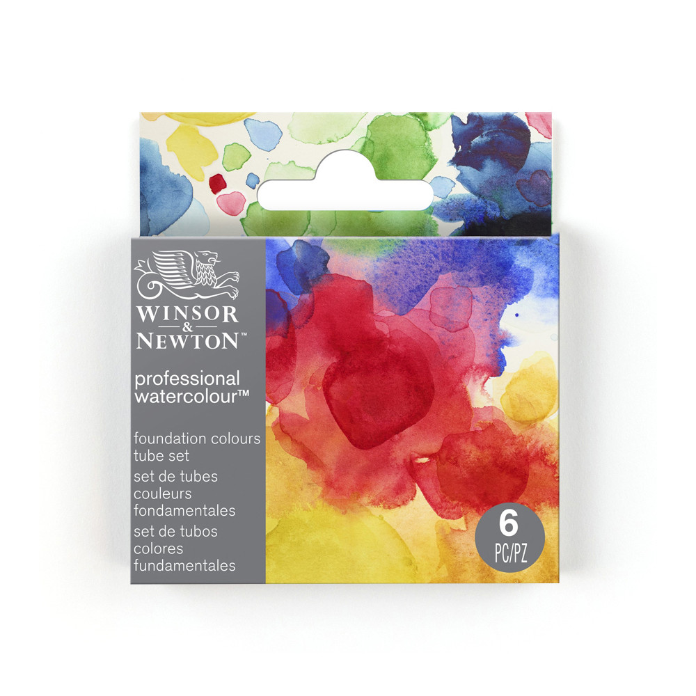 Zestaw akwareli Professional Foundation - Winsor & Newton - 6 x 5 ml