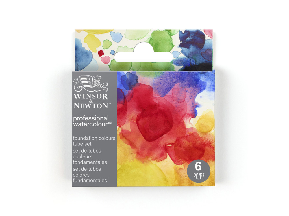 Zestaw akwareli Professional Foundation - Winsor & Newton - 6 x 5 ml