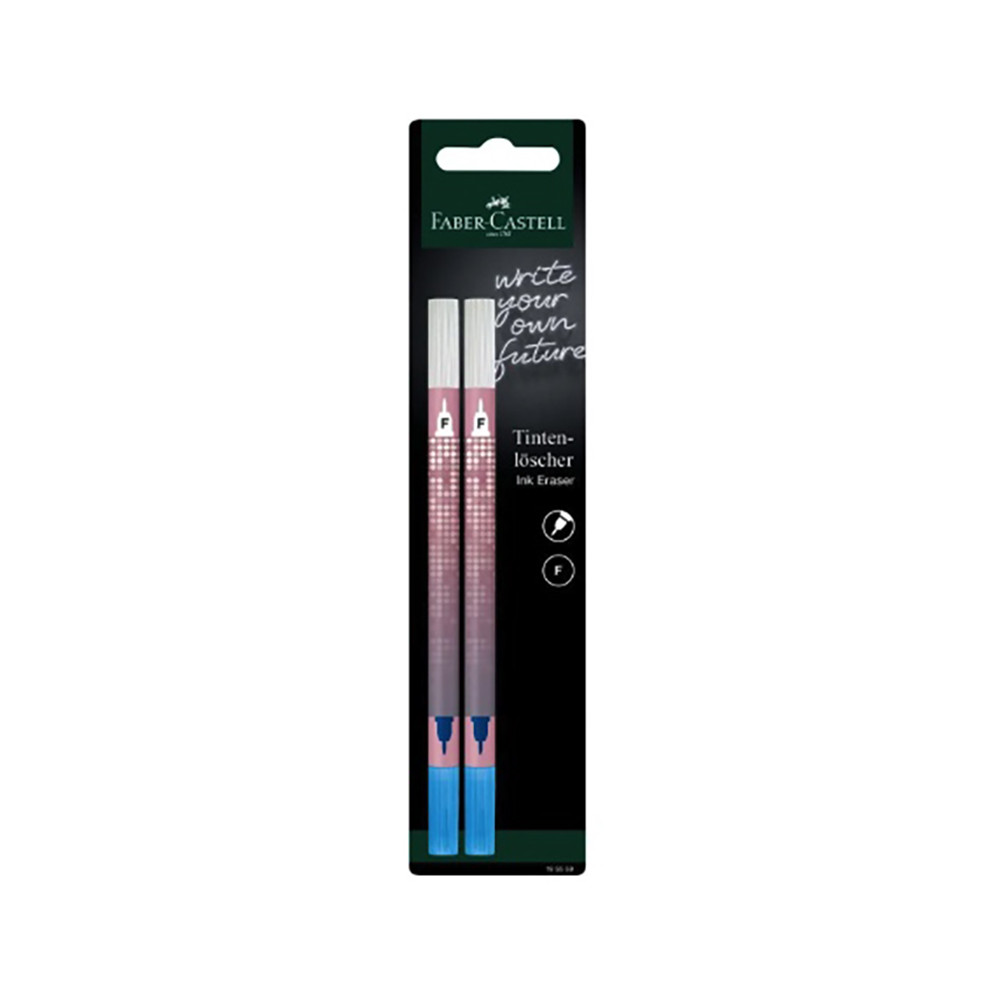 Correction pen, ink eraser - Faber-Castell - 2 pcs.