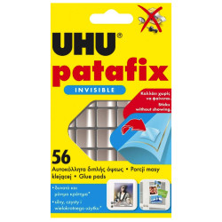 Invisible patafix glue pads - UHU - 56 pcs.