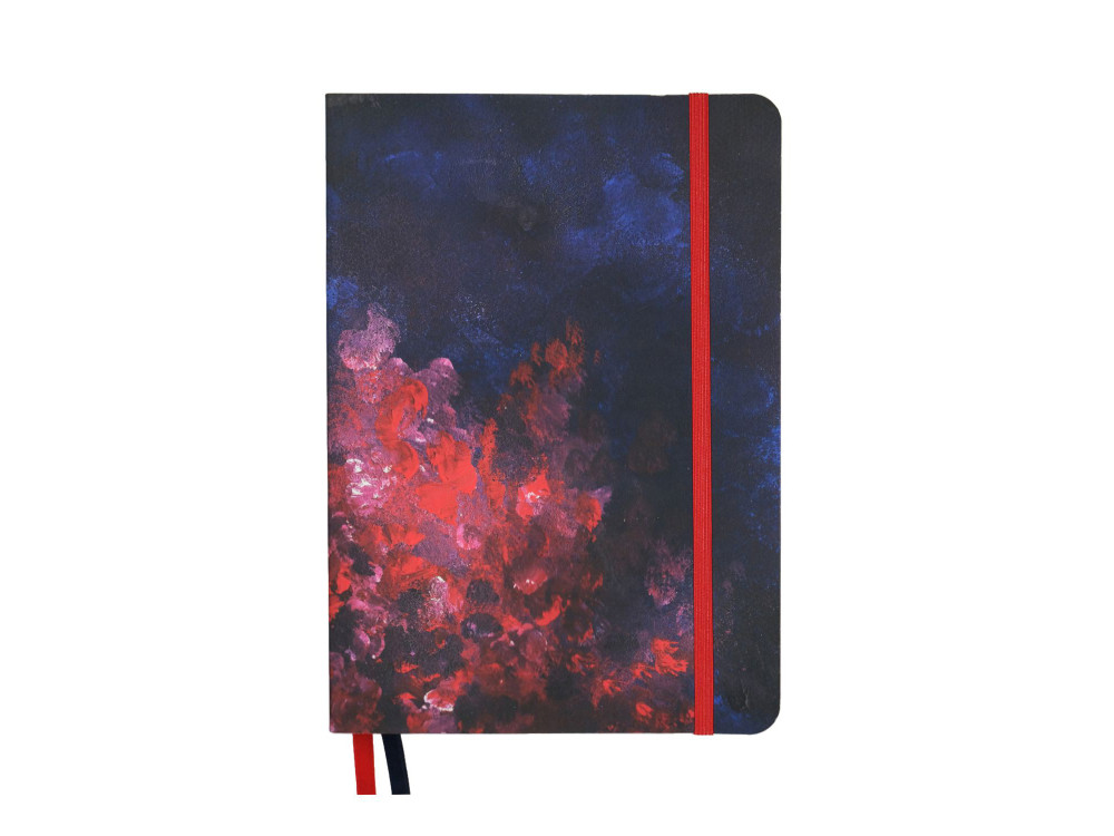 Notes w kropki Fire in the Night B5 - Devangari - miękka okładka, 120 g/m2