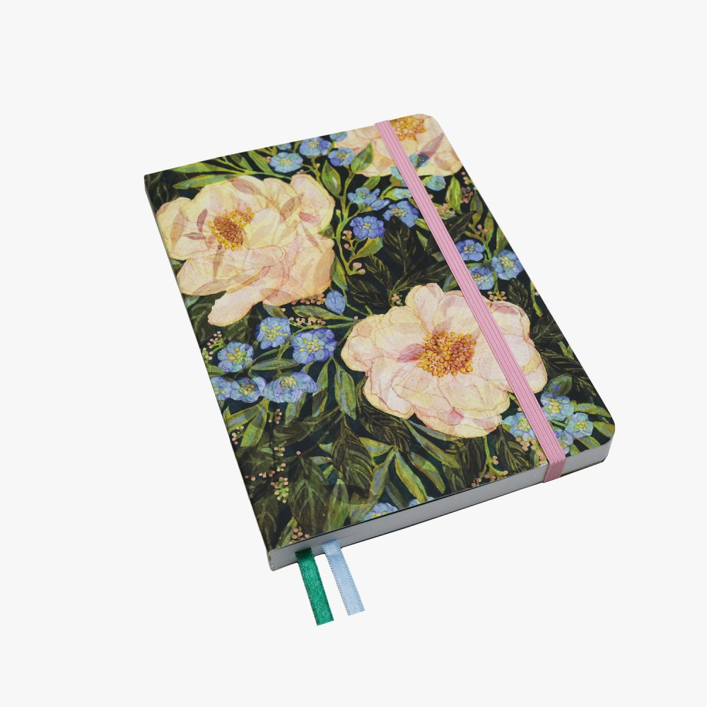 Dotted notebook Wildflower Whispers A5 - Devangari - softcover, 120 g/m2