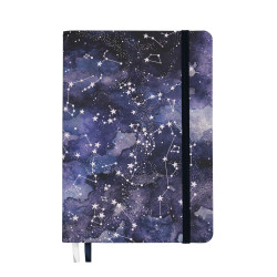 Dotted notebook Night Sky A5 - Devangari - softcover, 120 g/m2