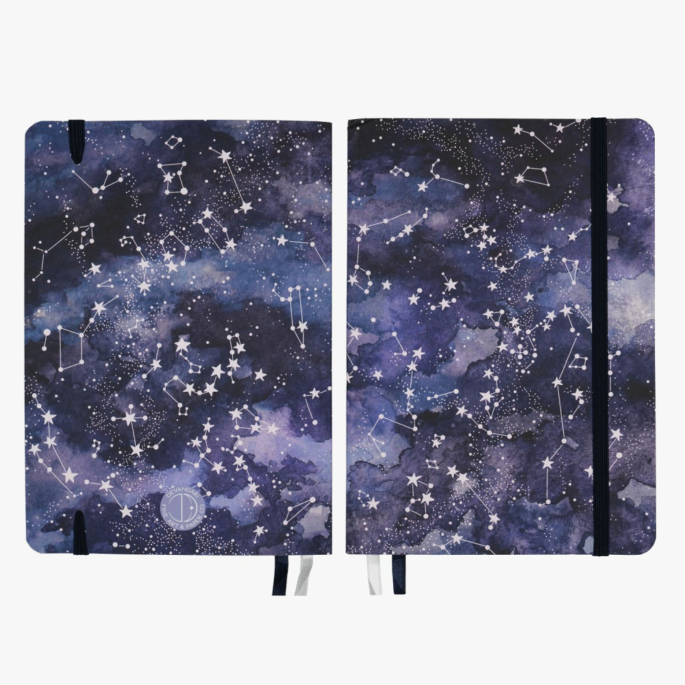Dotted notebook Night Sky A5 - Devangari - softcover, 120 g/m2