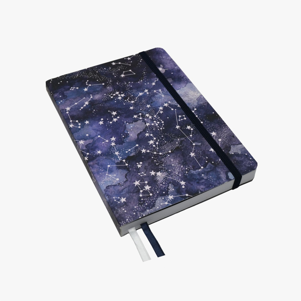 Dotted notebook Night Sky A5 - Devangari - softcover, 120 g/m2