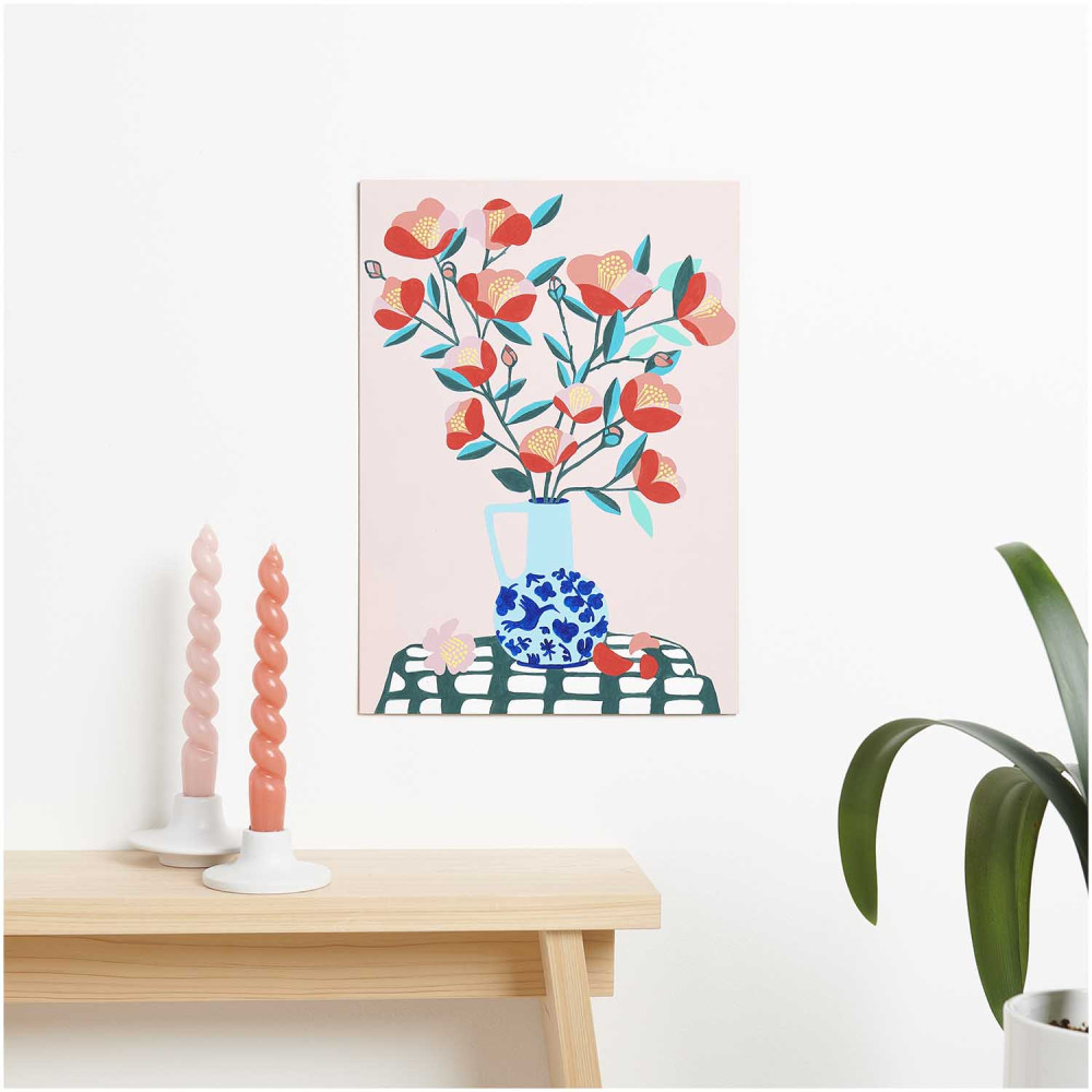 Set for painting by numbers - Rico Design - Camelia