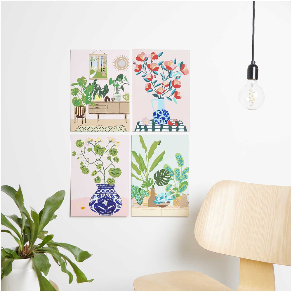 Set for painting by numbers - Rico Design - Camelia