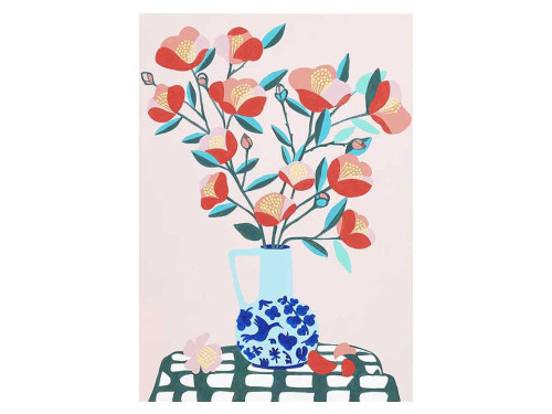 Set for painting by numbers - Rico Design - Camelia