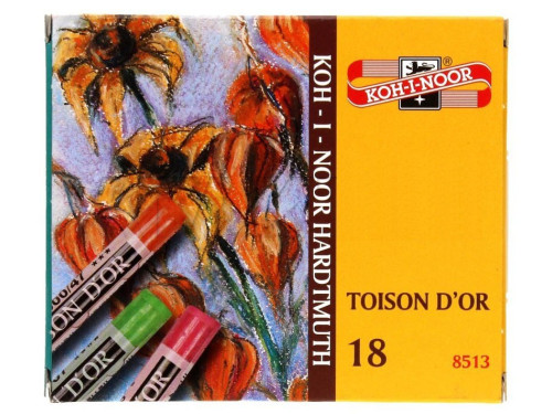 Set of Artist's Dry Chalks 8512, 18 pcs