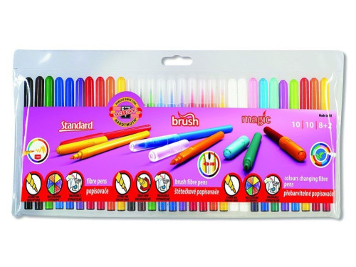 Zestaw flamastrów - Koh-I-Noor - 30 szt.