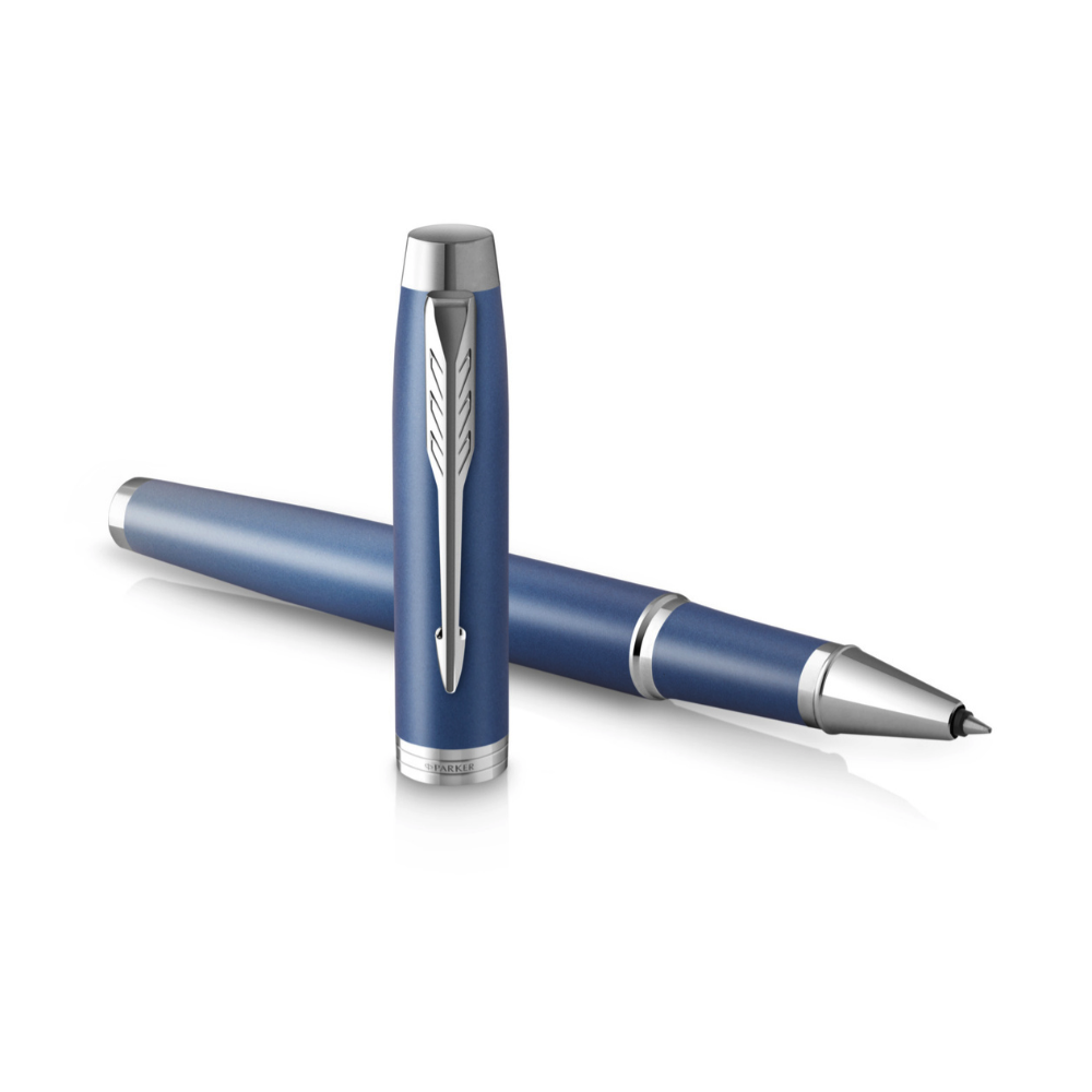 Pióro wieczne IM Rituals z etui - Parker - Blue & Gold Trim, F