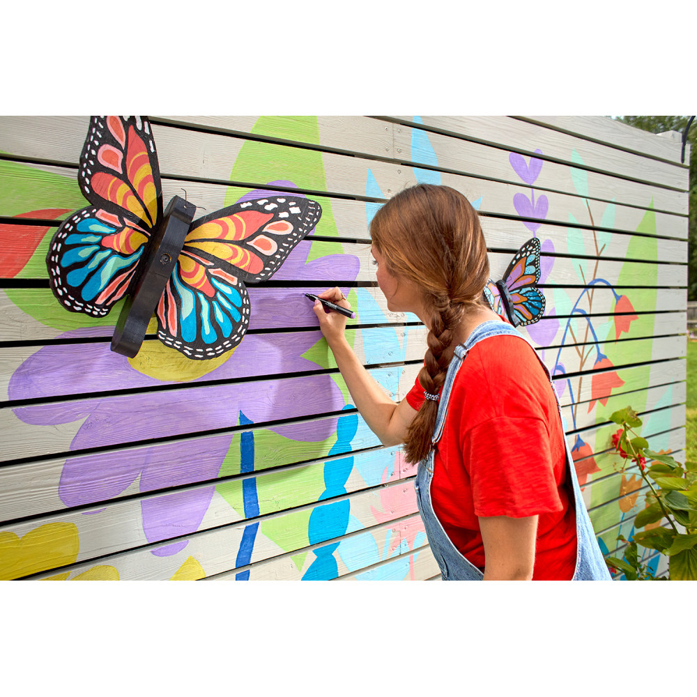 Water-based Earth Tones acrylic markers - Sharpie - 2,5 mm, 5 pcs.