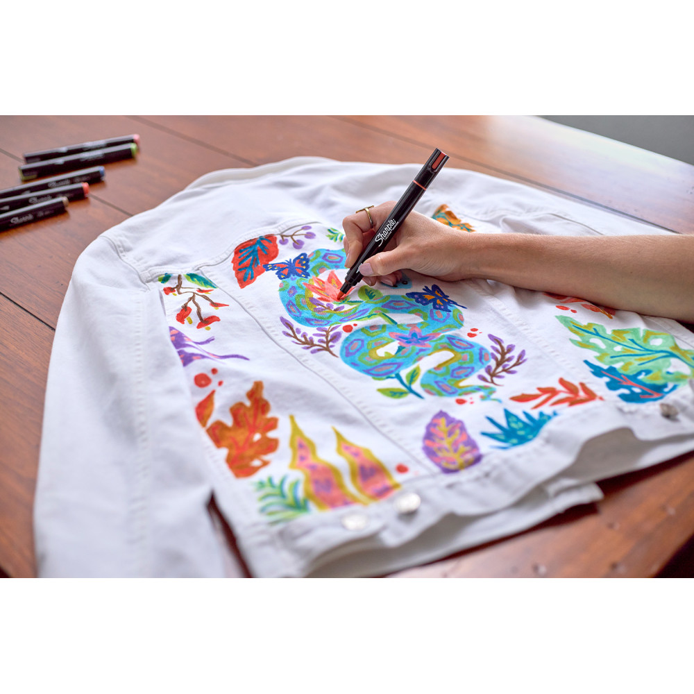 Water-based Earth Tones acrylic markers - Sharpie - 2,5 mm, 5 pcs.