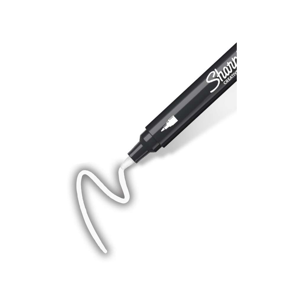 Water-based acrylic marker - Sharpie - White, 2,5 mm