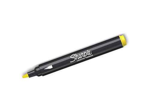 Marker akrylowy - Sharpie - Yellow, 2,5 mm