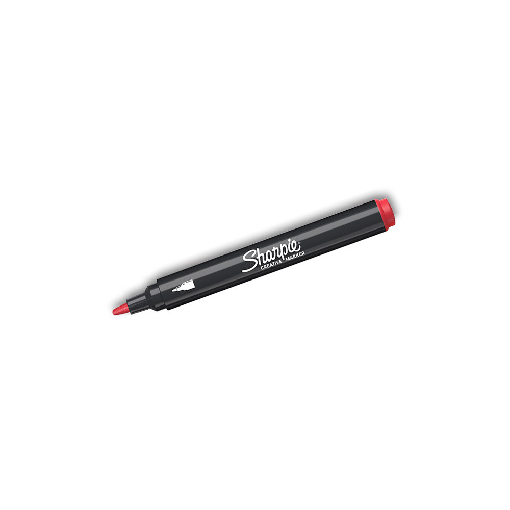 Marker akrylowy - Sharpie - Red, 2,5 mm