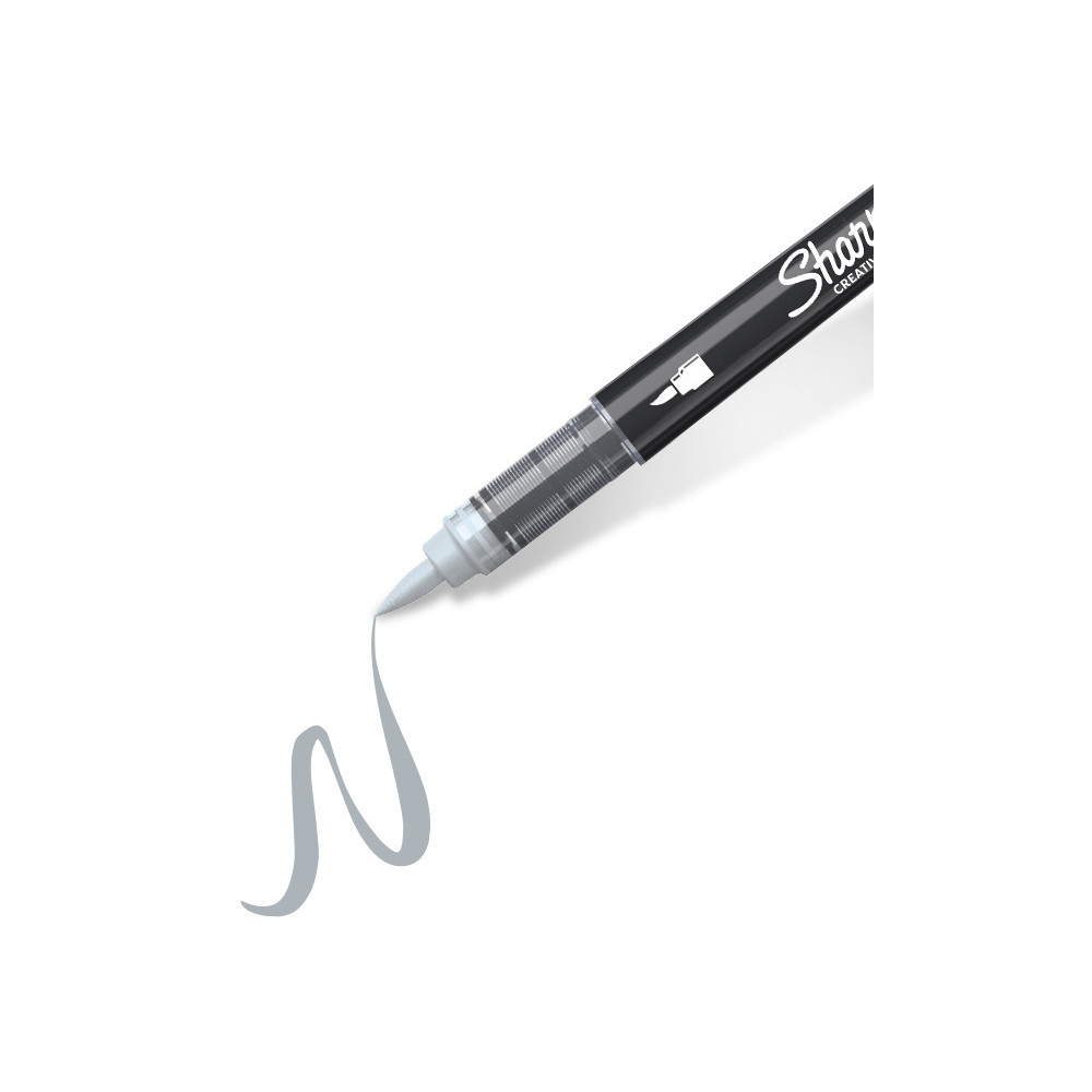 Marker akrylowy pędzelkowy Brush - Sharpie - Cool Grey