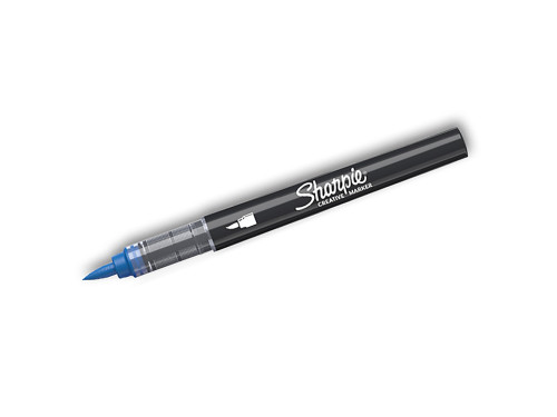 Water-based Brush acrylic marker - Sharpie - Blue