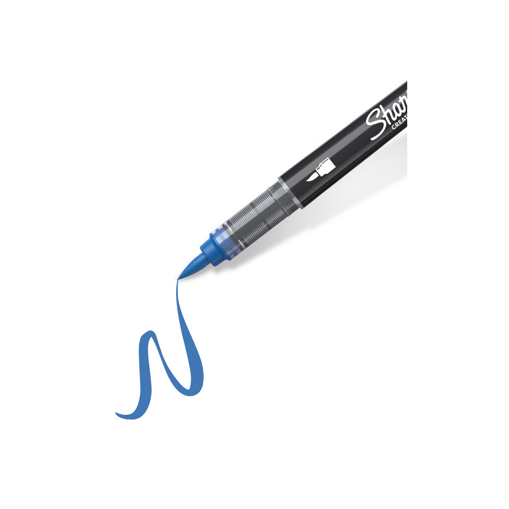 Marker akrylowy pędzelkowy Brush - Sharpie - Blue