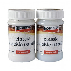 Classic crackle varnish - Pentart - two components, 2 x 100 ml