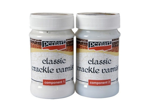 Classic crackle varnish - Pentart - two components, 2 x 100 ml