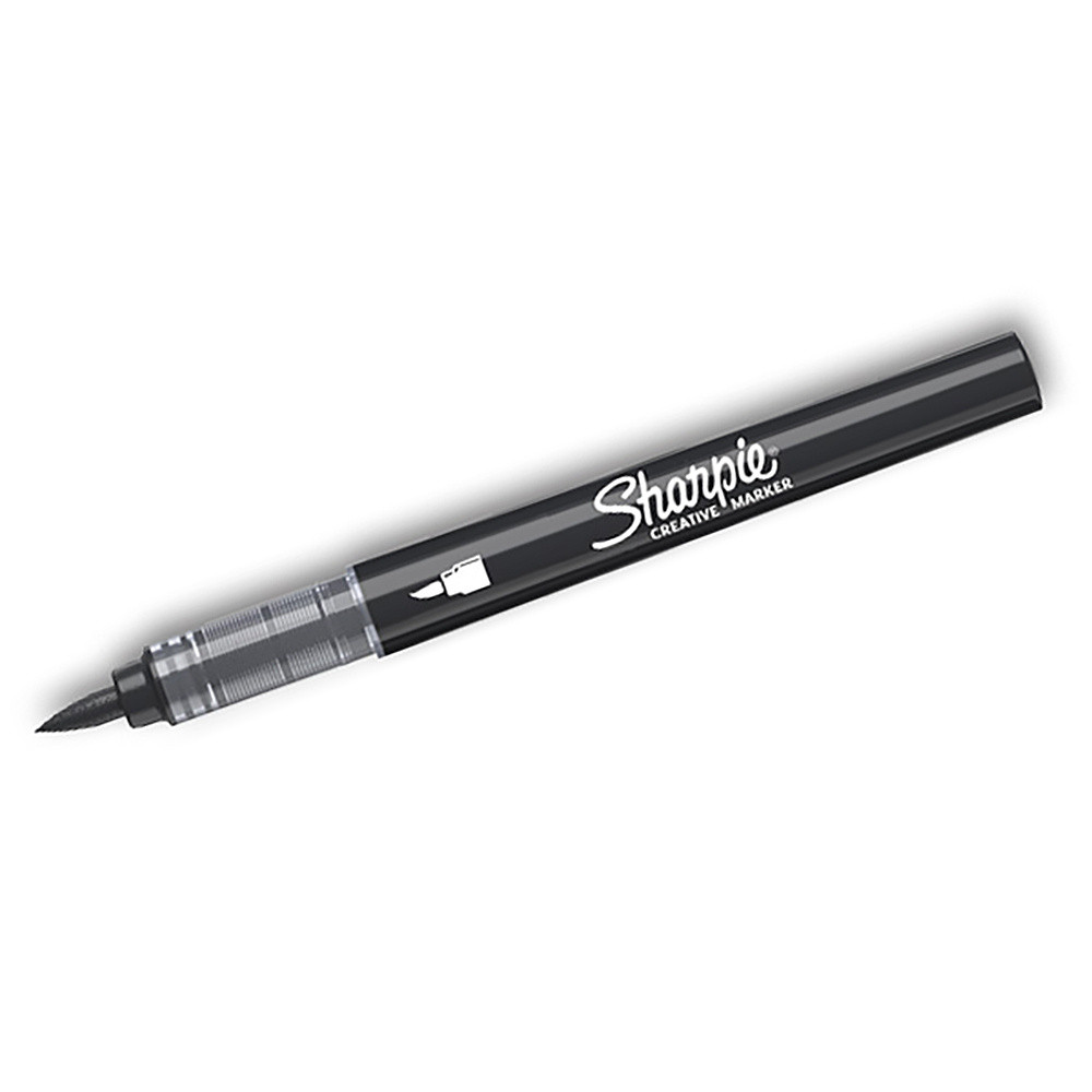 Water-based Brush acrylic marker - Sharpie - Black