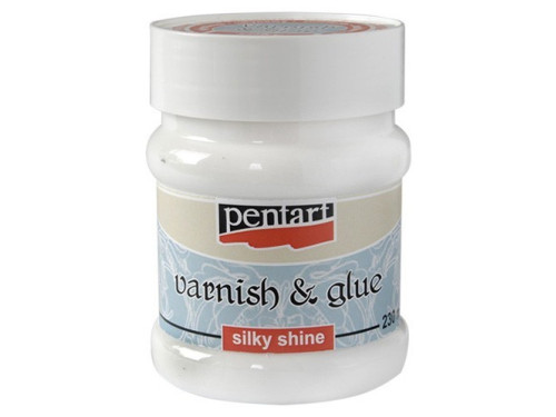 Varnish and glue - Pentart - silky shine, 230 ml