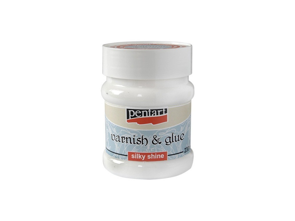 Varnish and glue - Pentart - silky shine, 230 ml