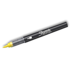 Marker akrylowy pędzelkowy Brush - Sharpie - Yellow