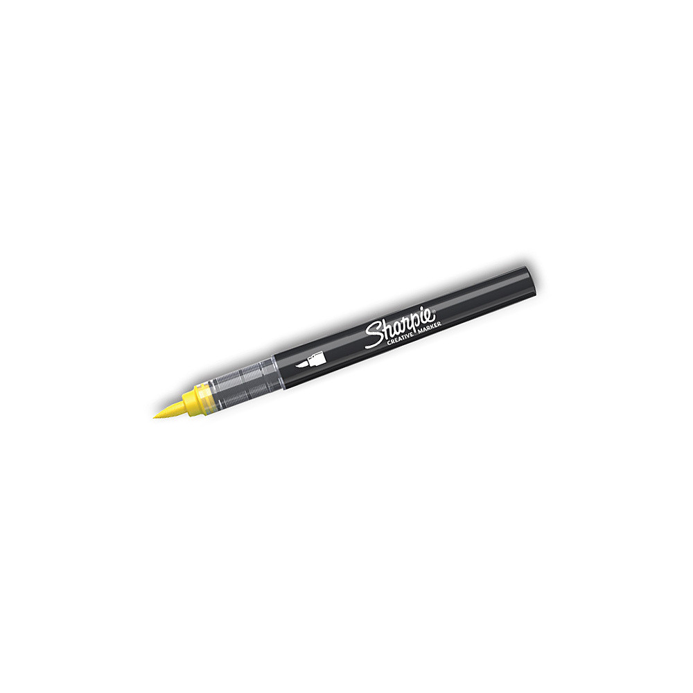 Water-based Brush acrylic marker - Sharpie - Yellow