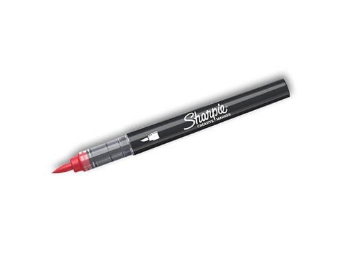 Water-based Brush acrylic marker - Sharpie - Red