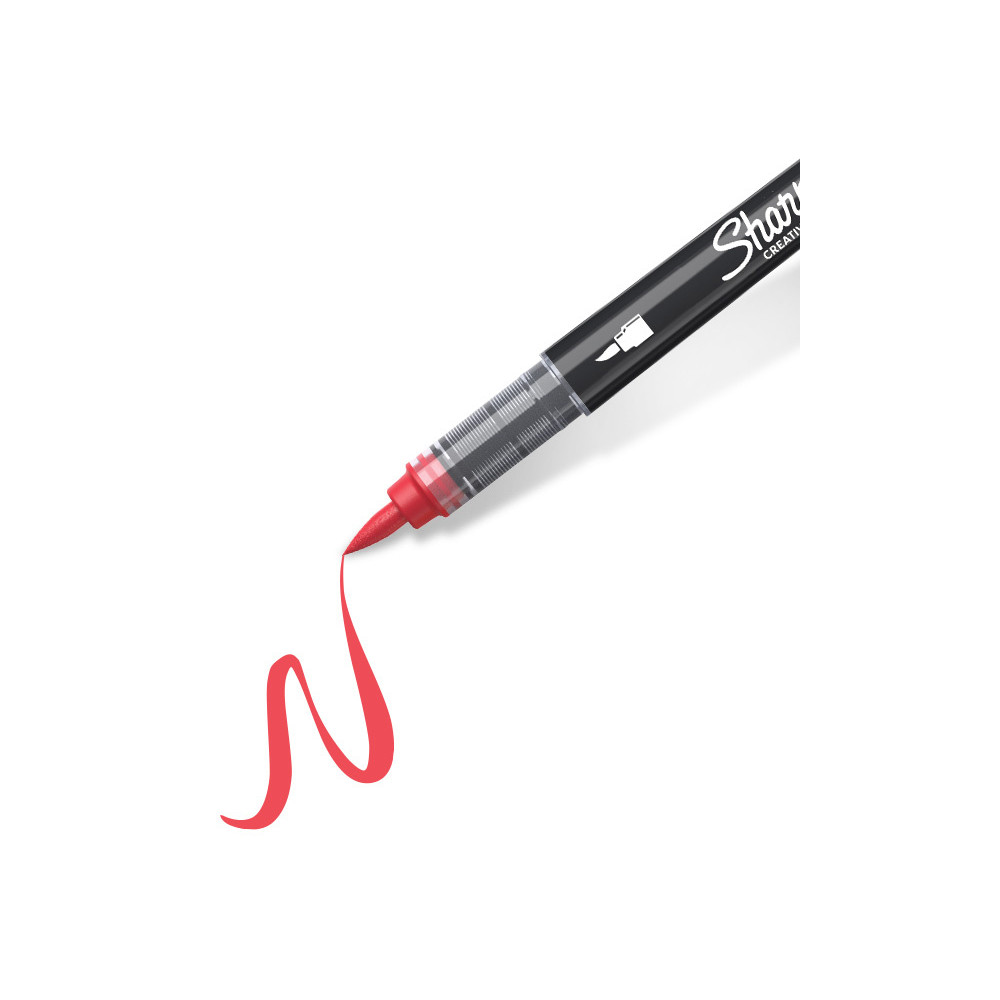 Marker akrylowy pędzelkowy Brush - Sharpie - Red