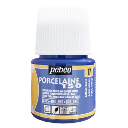 Paint for porcelain Porcelaine 150- Pébéo - Ming Blue, 45 ml