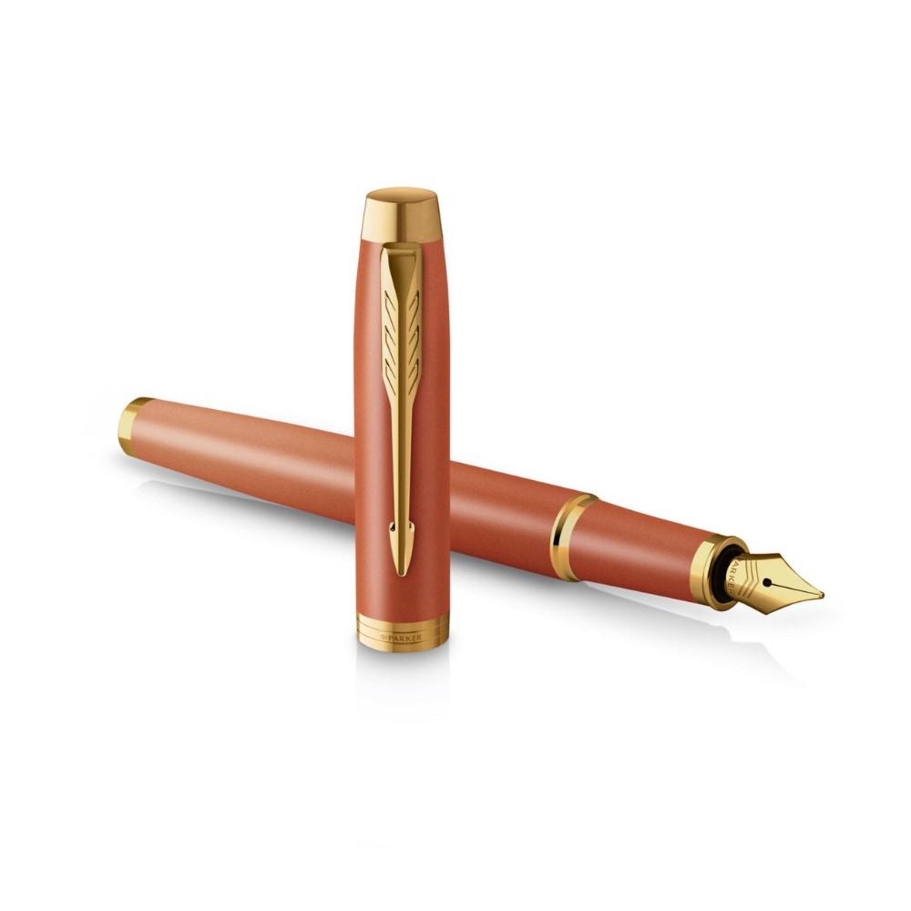 Ballpoint pen IM Rituals - Parker - Orange & Gold Trim